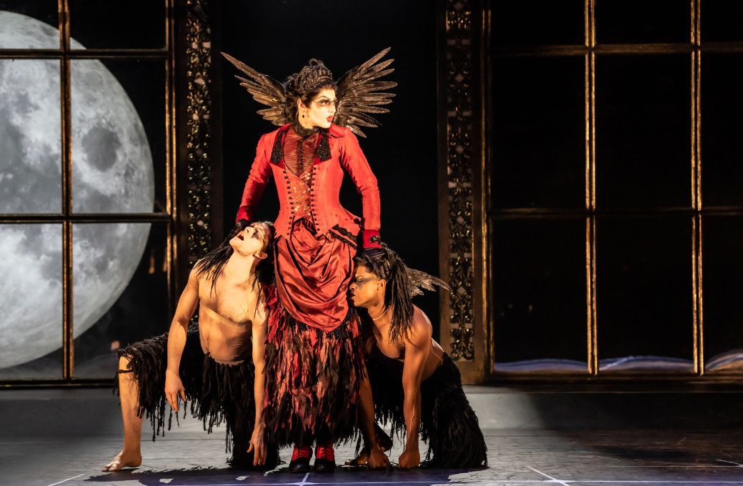 Paris Fitzpatrick (Carabosse), Ben Brown and Perreria De Jesus Franque &copy; Johan Persson