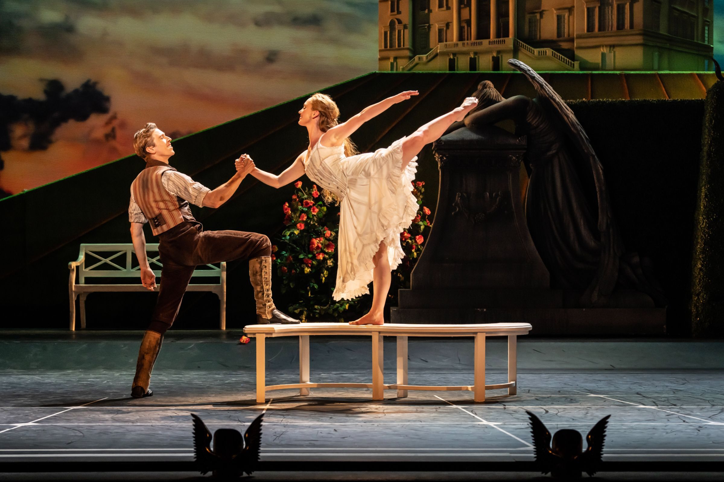 Andrew Monaghan (Leo) and Ashley Shaw (Aurora) &copy; Johan Persson