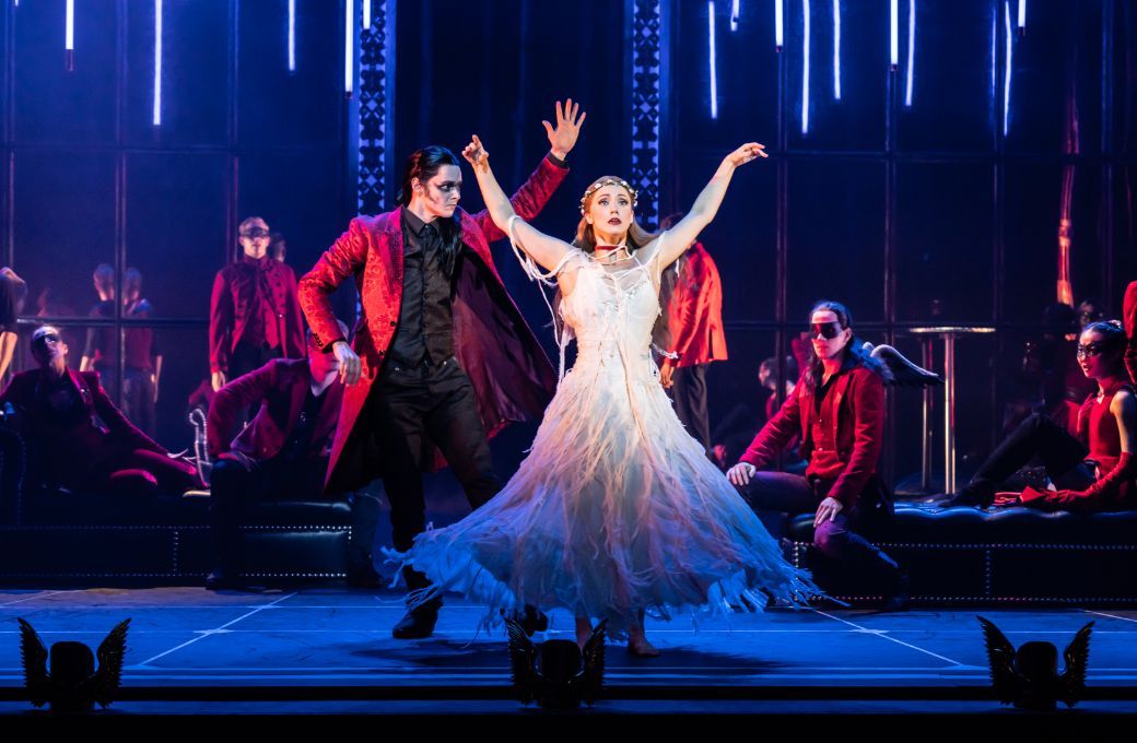 Paris Fitzpatrick (Caradoc) and Ashley Shaw (Aurora) &copy; Johan Persson