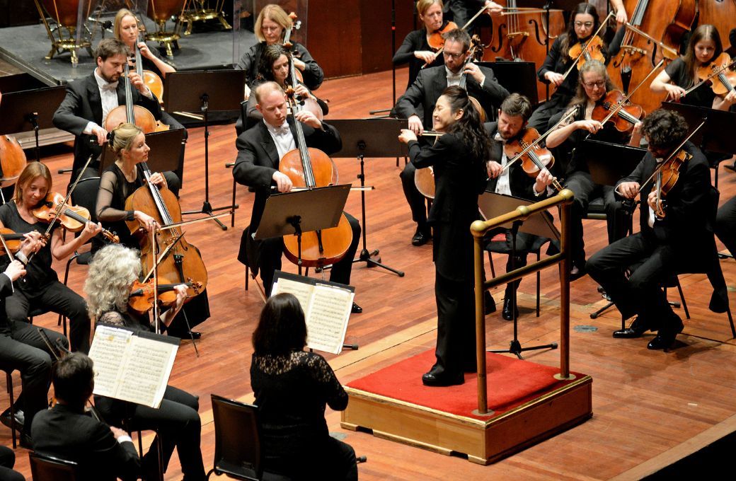 Han-Na Chang conducts the Royal Scottish National Orchestra &copy; Jessica Cowley
