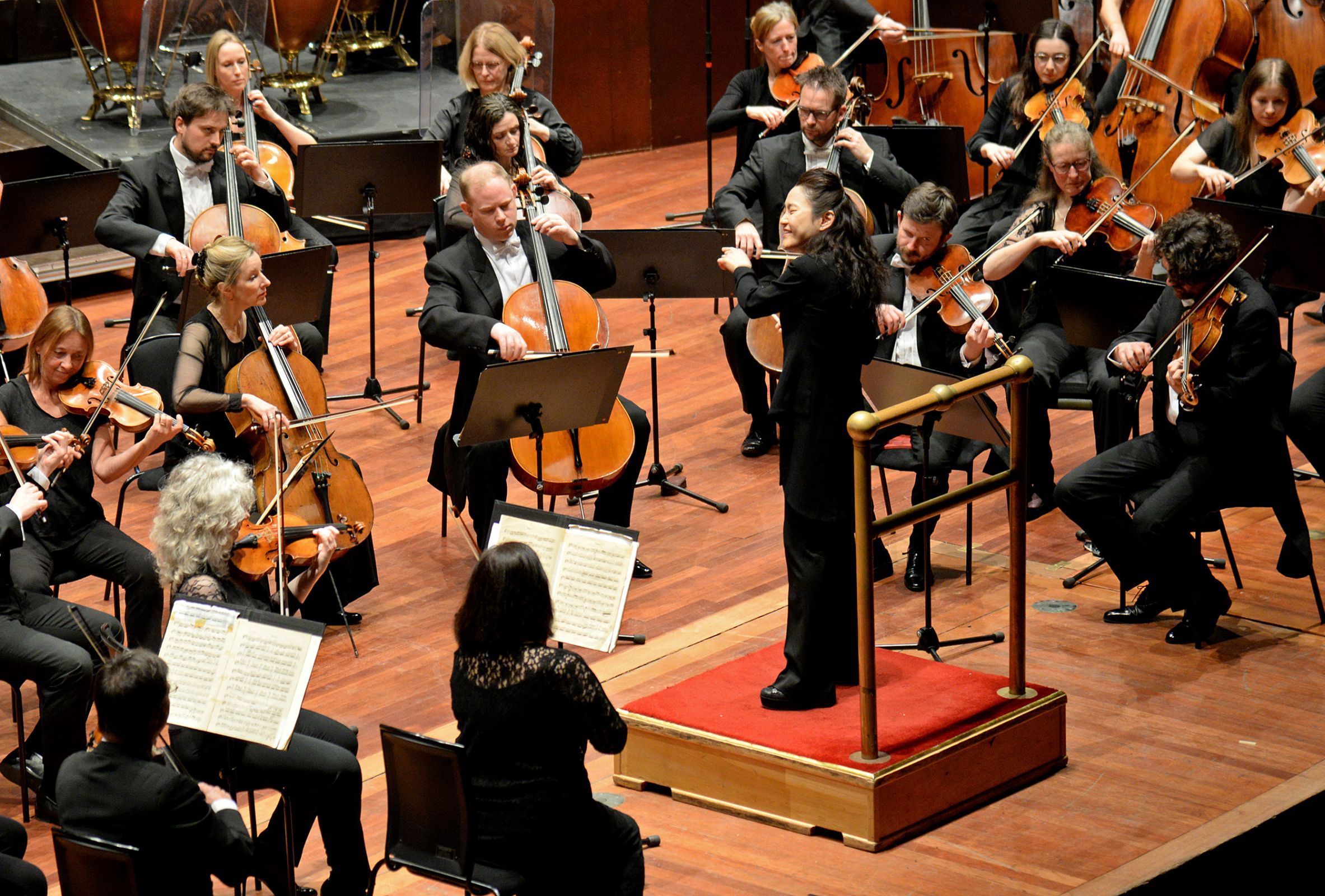 Han-Na Chang conducts the Royal Scottish National Orchestra &copy; Jessica Cowley
