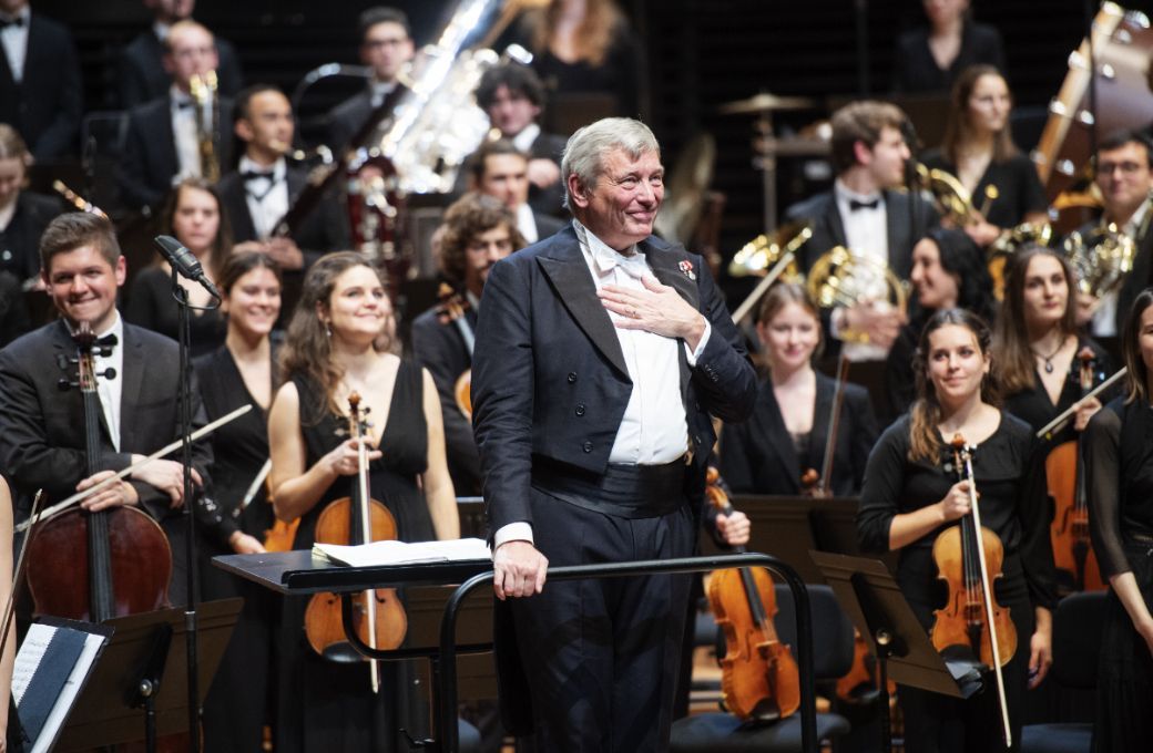 Michael Schønwandt et l'Orchestre Français des Jeunes à la Philharmonie © William Beaucardet