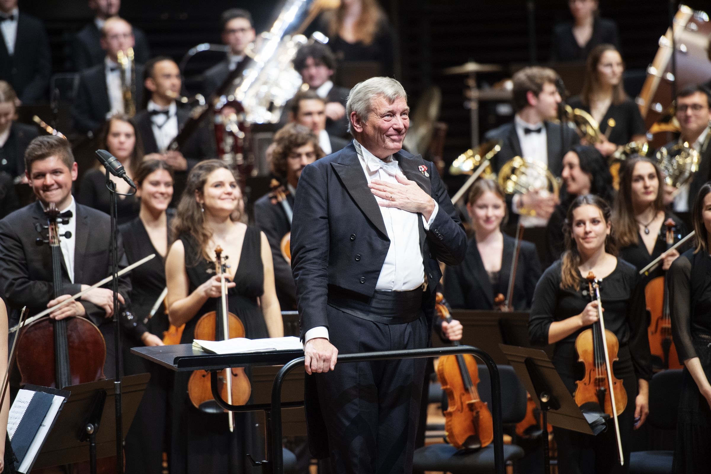 Michael Schønwandt et l'Orchestre Français des Jeunes à la Philharmonie © William Beaucardet