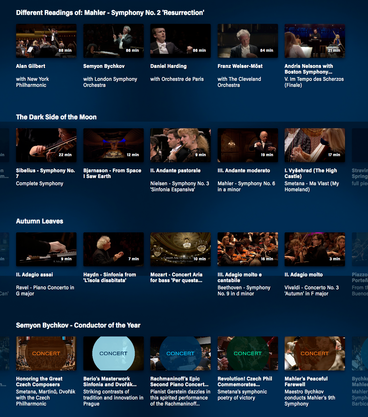 Many performances on offer &copy; Symphony Media