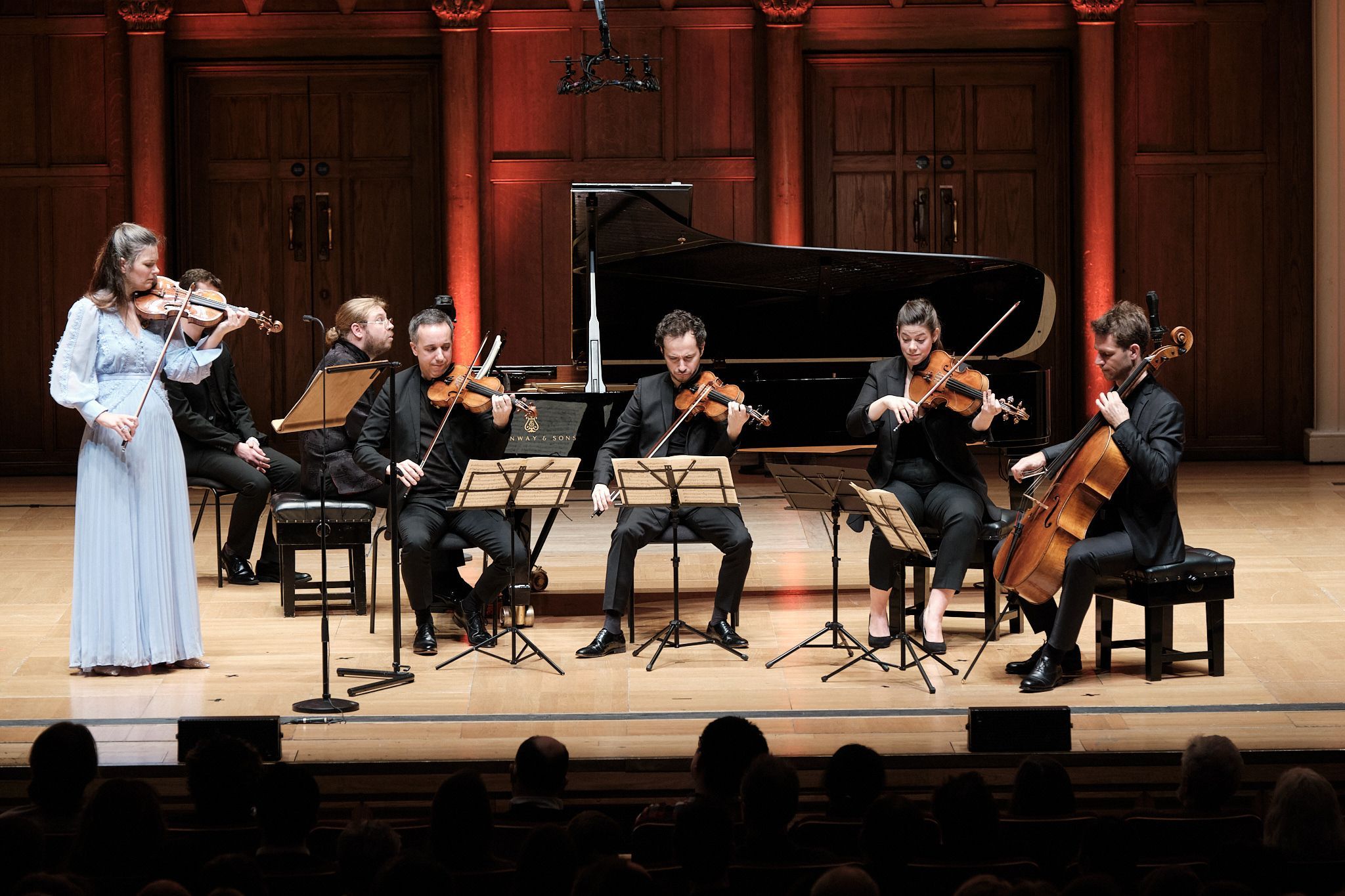 Janine Jansen, Denis Kozhukhin, Pierre Colombet and Gabriel Le Magadure © Russell Duncan