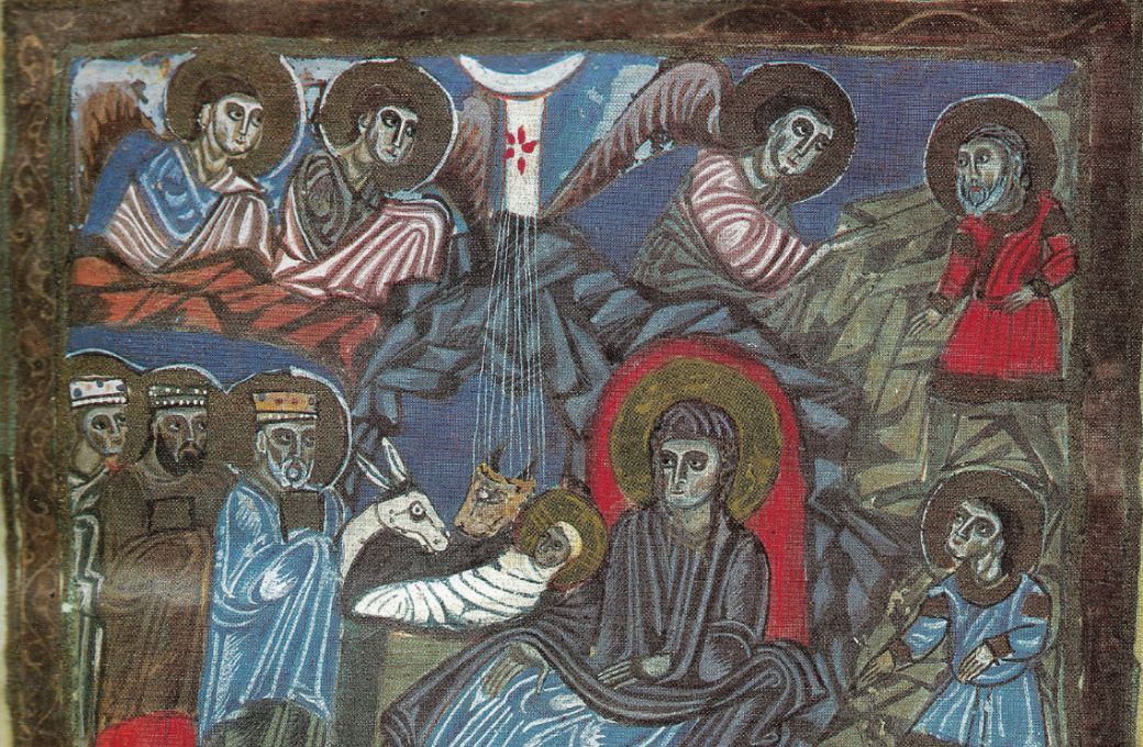 An Armenian miniature painting of the nativity, c.1232. © Public Domain | Wikimedia Commons