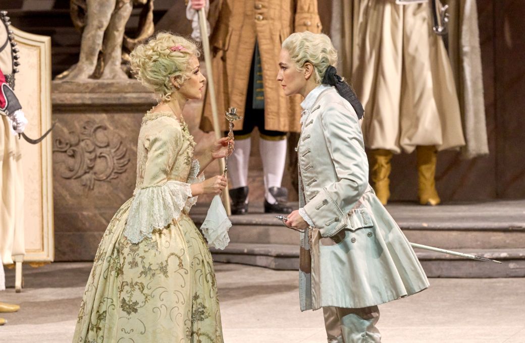 Kate Lindsey (Octavian) and Vera-Lotte Boecker (Sophie) © Wiener Staatsoper | Michael Pöhn