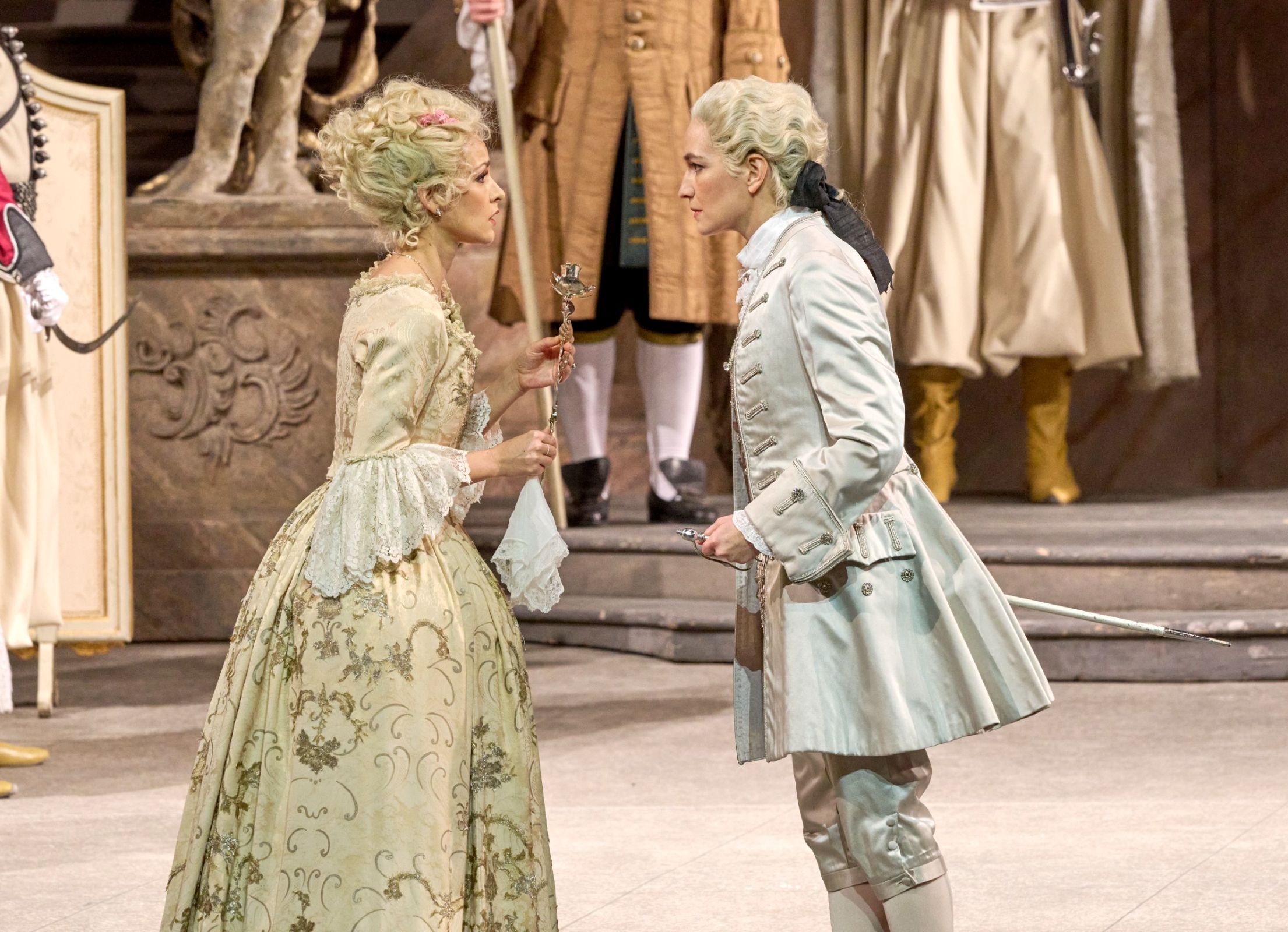 Kate Lindsey (Octavian) and Vera-Lotte Boecker (Sophie) © Wiener Staatsoper | Michael Pöhn