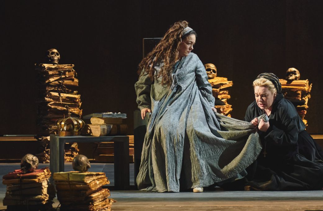 Eleanora Buratto (Elisabetta) and Ekaterina Semenchuk (Eboli) © Michele Monasta | Maggio Musicale Fiorentino