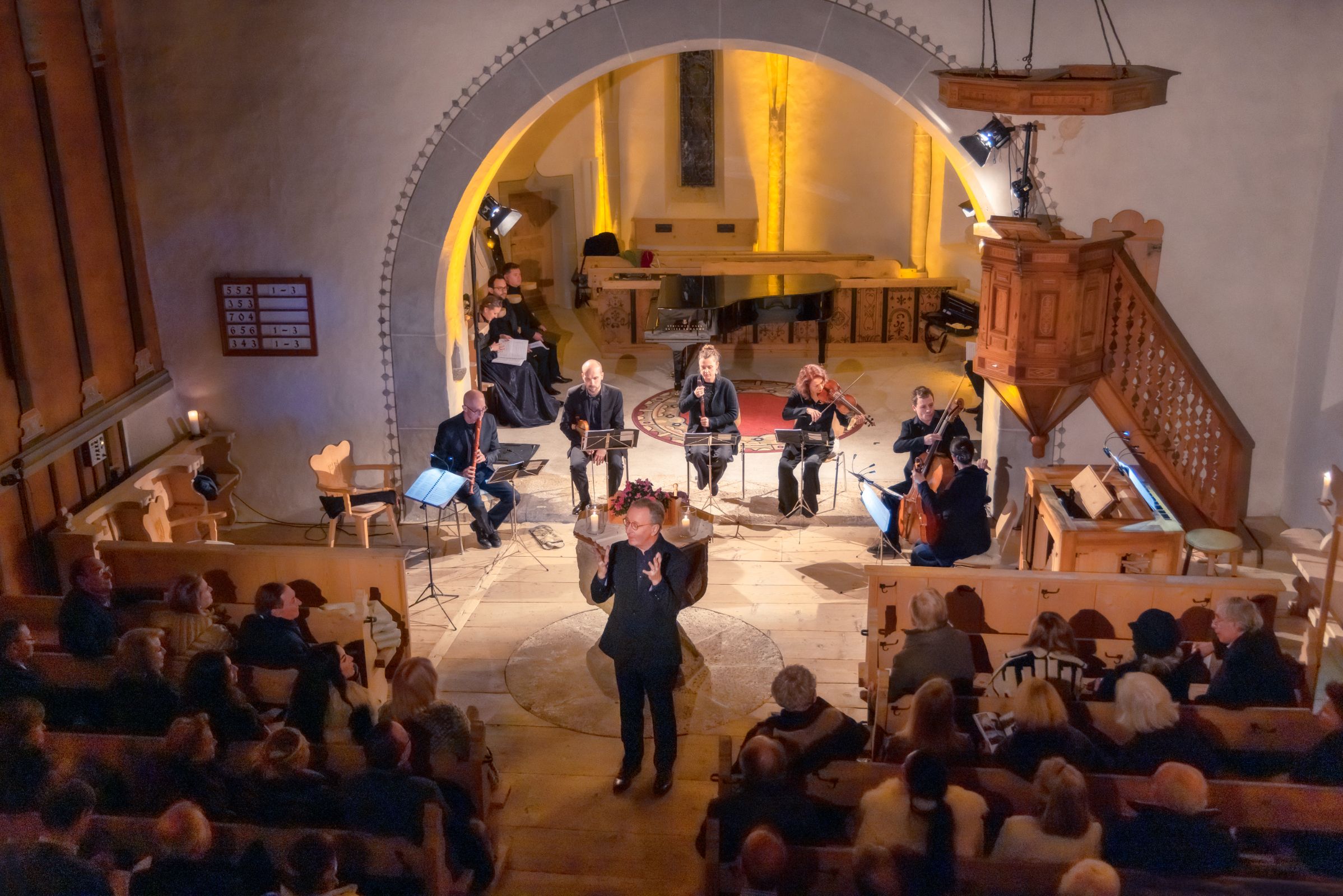 Paul Agnew and Les Arts Florissants © Christine Dietzi | Gstaad New Year Music Festival 2022-2023