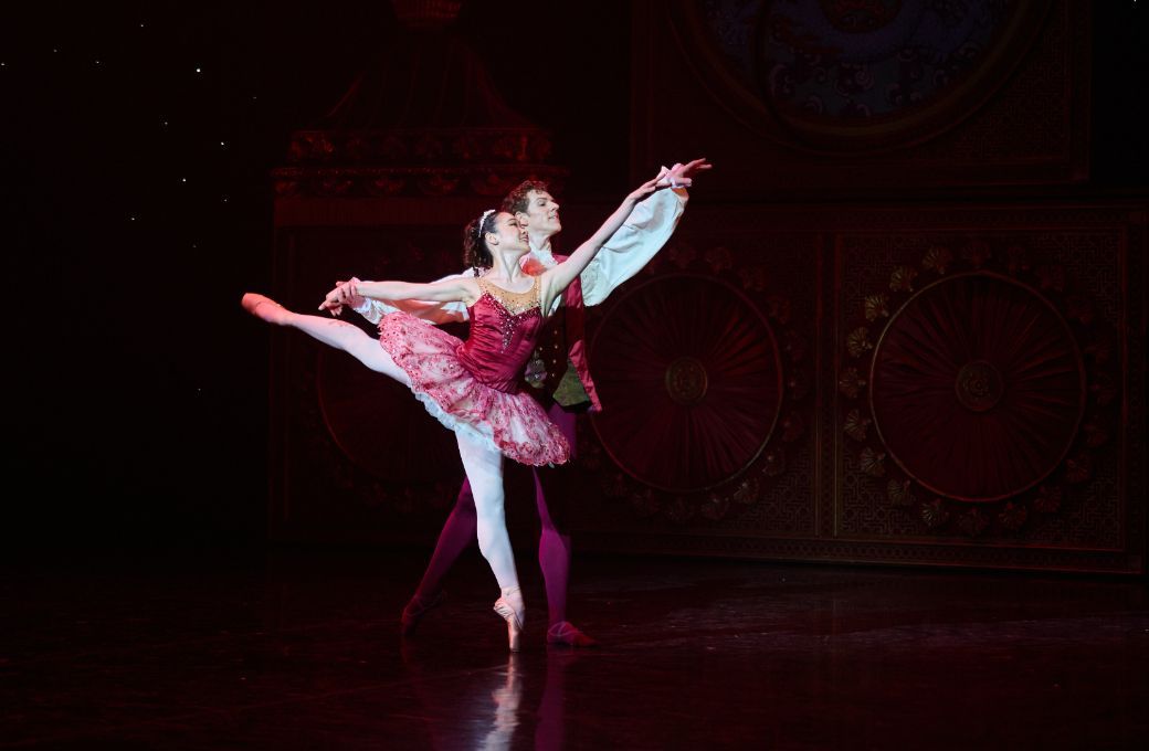 Saeka Shirai and Jonathan Hanks <i>The Nutcracker</i> © Kyle Baines