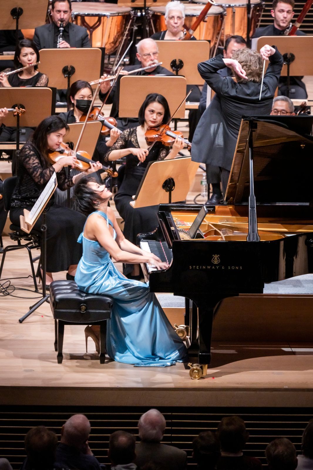 Yuja Wang and the New York Philharmonic © Chris Lee