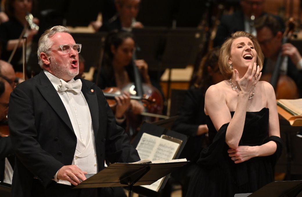 Simon O'Neill and Amanda Majeski &copy; LSO | Mark Allan