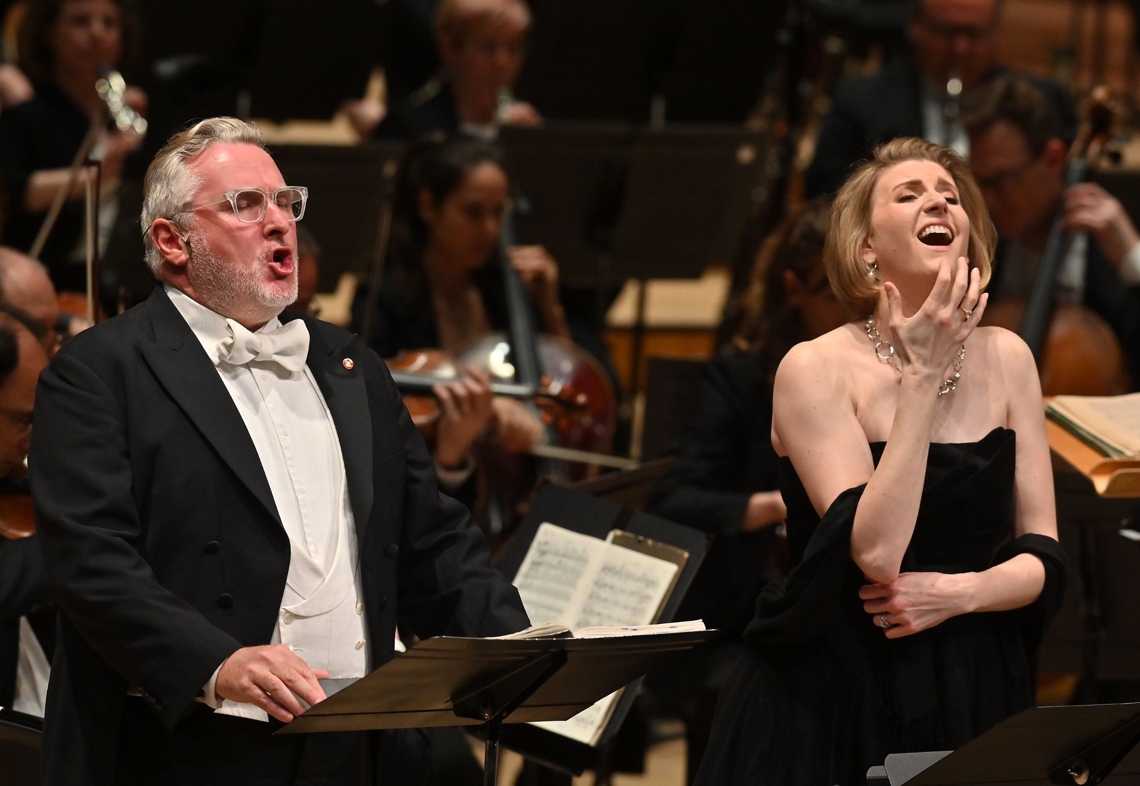 Simon O'Neill and Amanda Majeski &copy; LSO | Mark Allan
