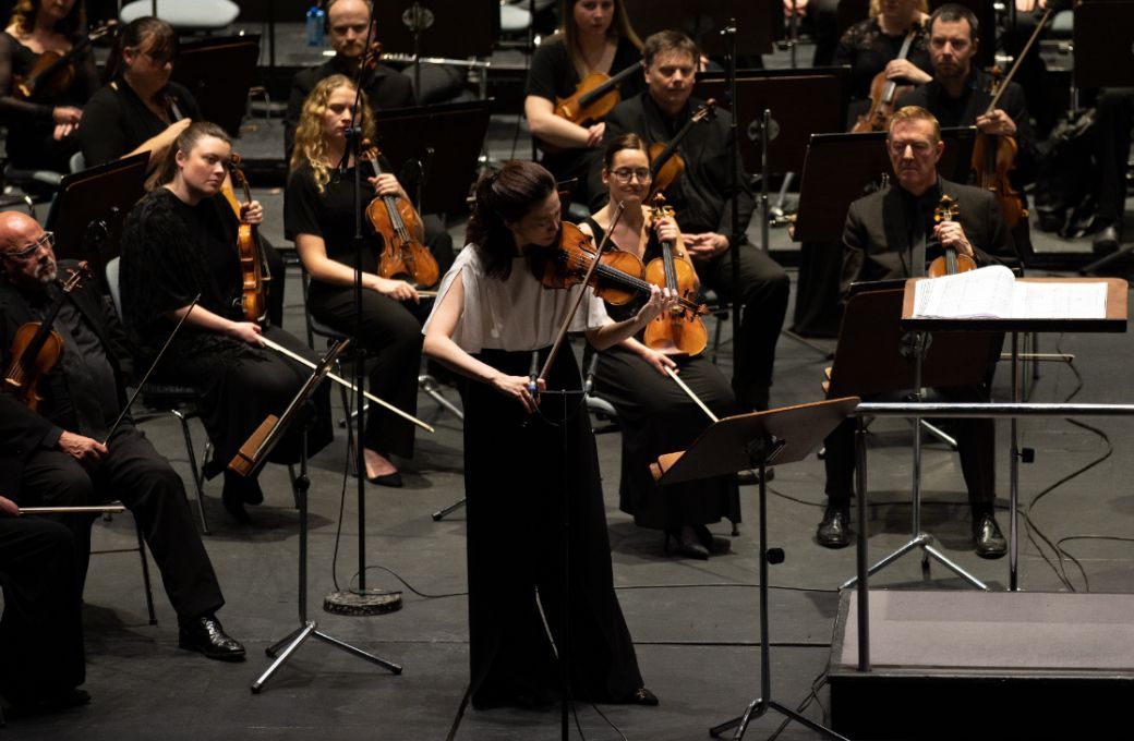 La violinista Clara-Jumi Kang © Festival Internacional de Música de Canarias