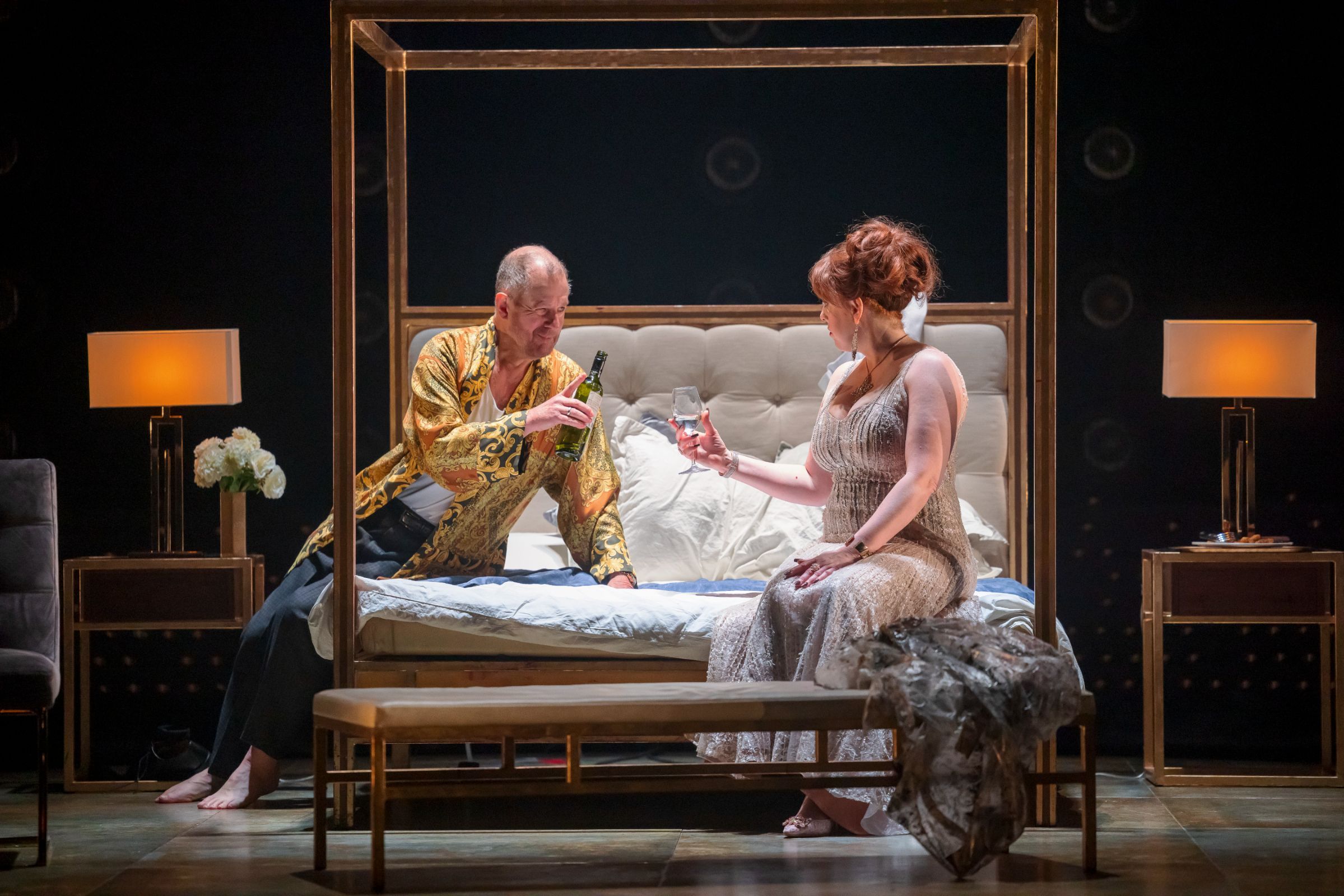 Robert Hayward (Scarpia) and Giselle Allen (Tosca) &copy; James Glossop