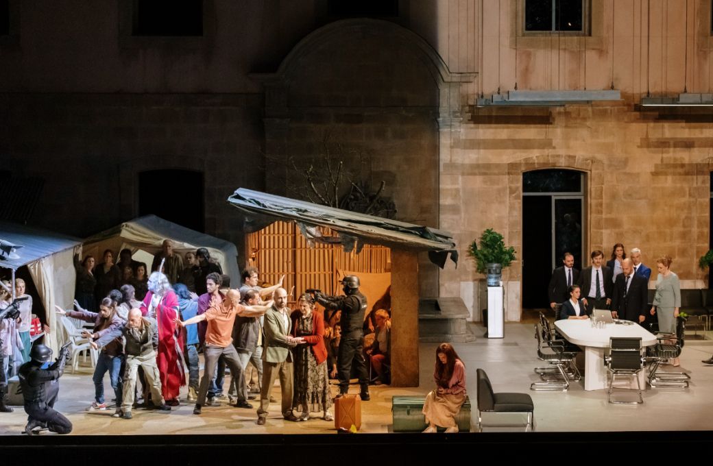 <i>Mo&iuml;se et Pharaon</i> &agrave; l'Op&eacute;ra de Lyon &copy; Blandine Soulage
