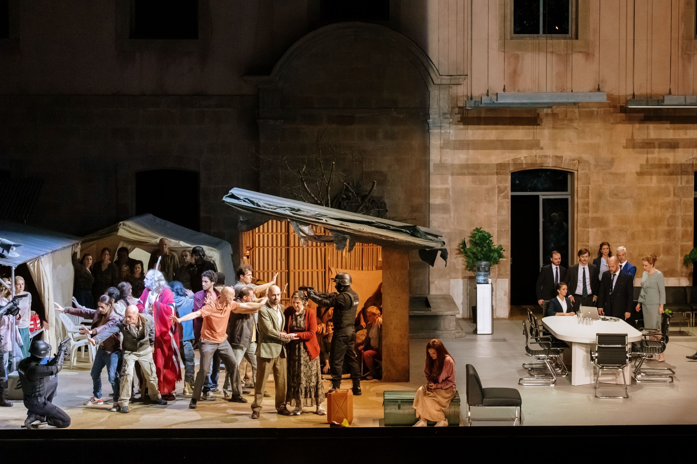 <i>Moïse et Pharaon</i> à l'Opéra de Lyon &copy; Blandine Soulage