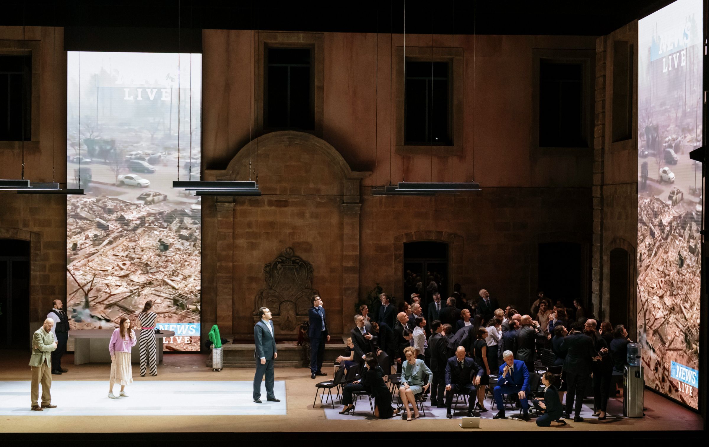 <i>Moïse et Pharaon</i> à l'Opéra de Lyon &copy; Blandine Soulage