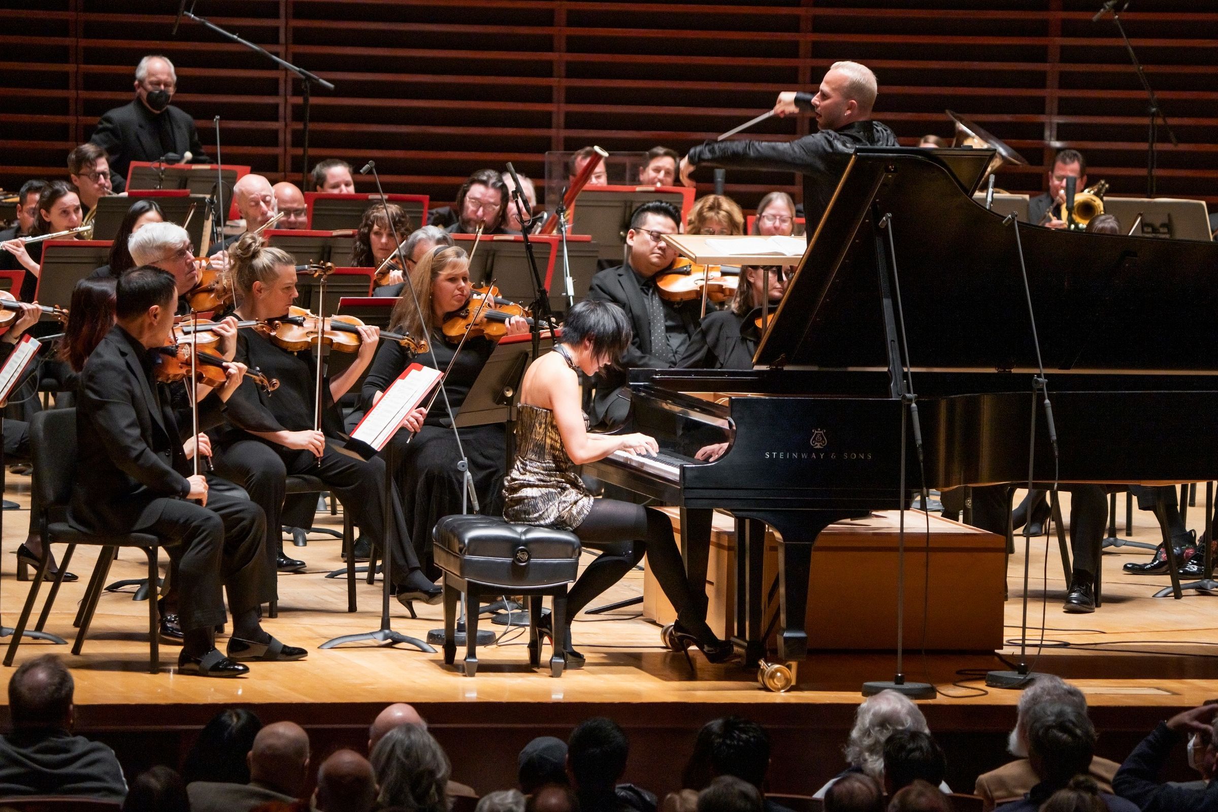 Yuja Wang and Yannick Nézet-Séguin perform Rachmaninov with the Philadelphia Orchestra © Chris Lee (January 2023)