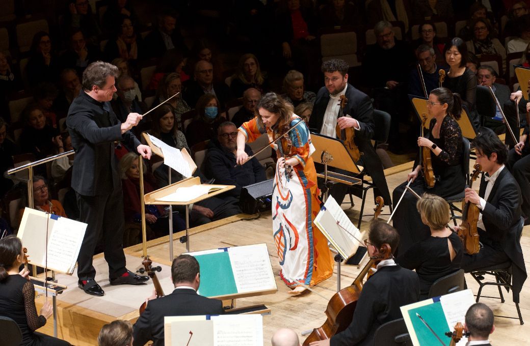 Jakub Hrůša y Patricia Kopatchinskaja © Rafa Martín | Ibermúsica