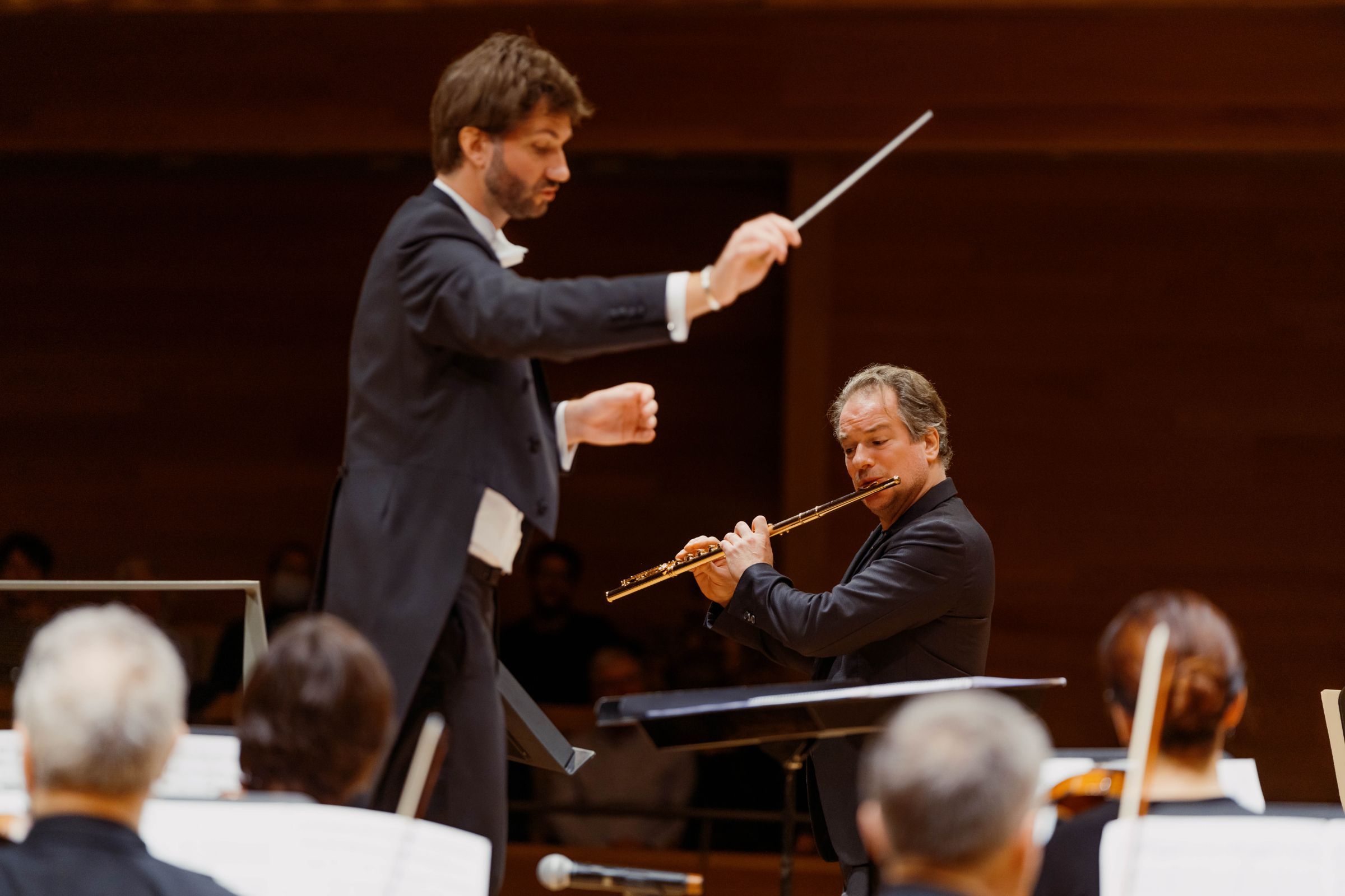 Victorien Vanoosten and Emmanuel Pahud &copy; François Goupil