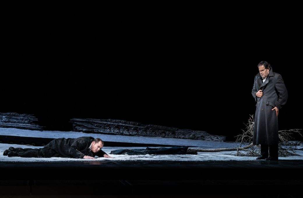 Stefan Vinke (Tannh&auml;user) and Gerald Finley (Wolfram von Eschenbach) &copy; ROH | Clive Barda