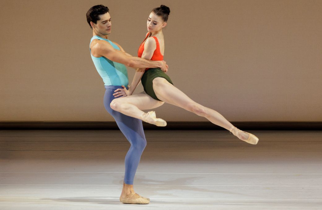 Jovani Furlan and Alexa Maxwell in Justin Peck's <i>Copland Dance Episodes</i> &copy; Erin Baiano