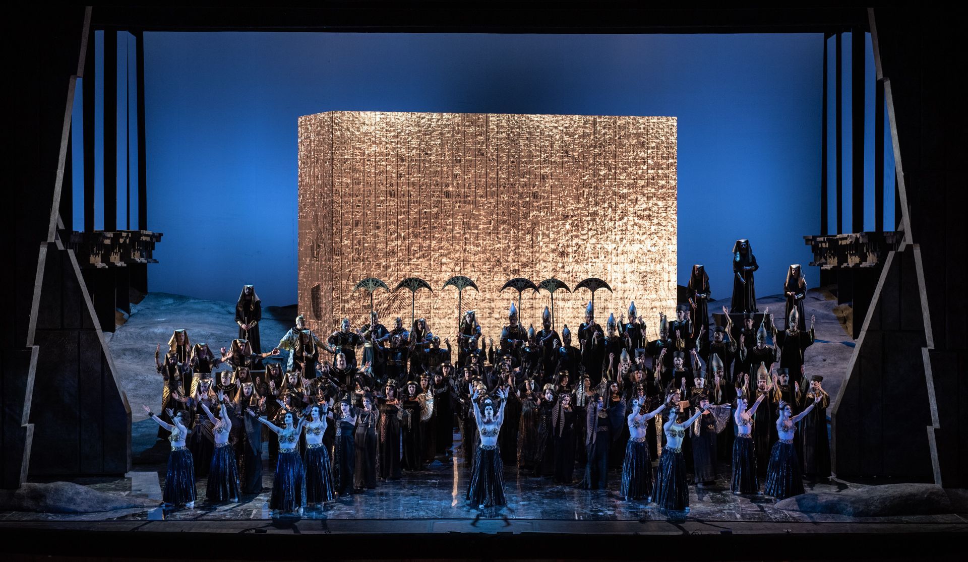 <i>Aida</i>, Act 2 finale © Fabrizio Sansoni | Teatro dell’Opera di Roma