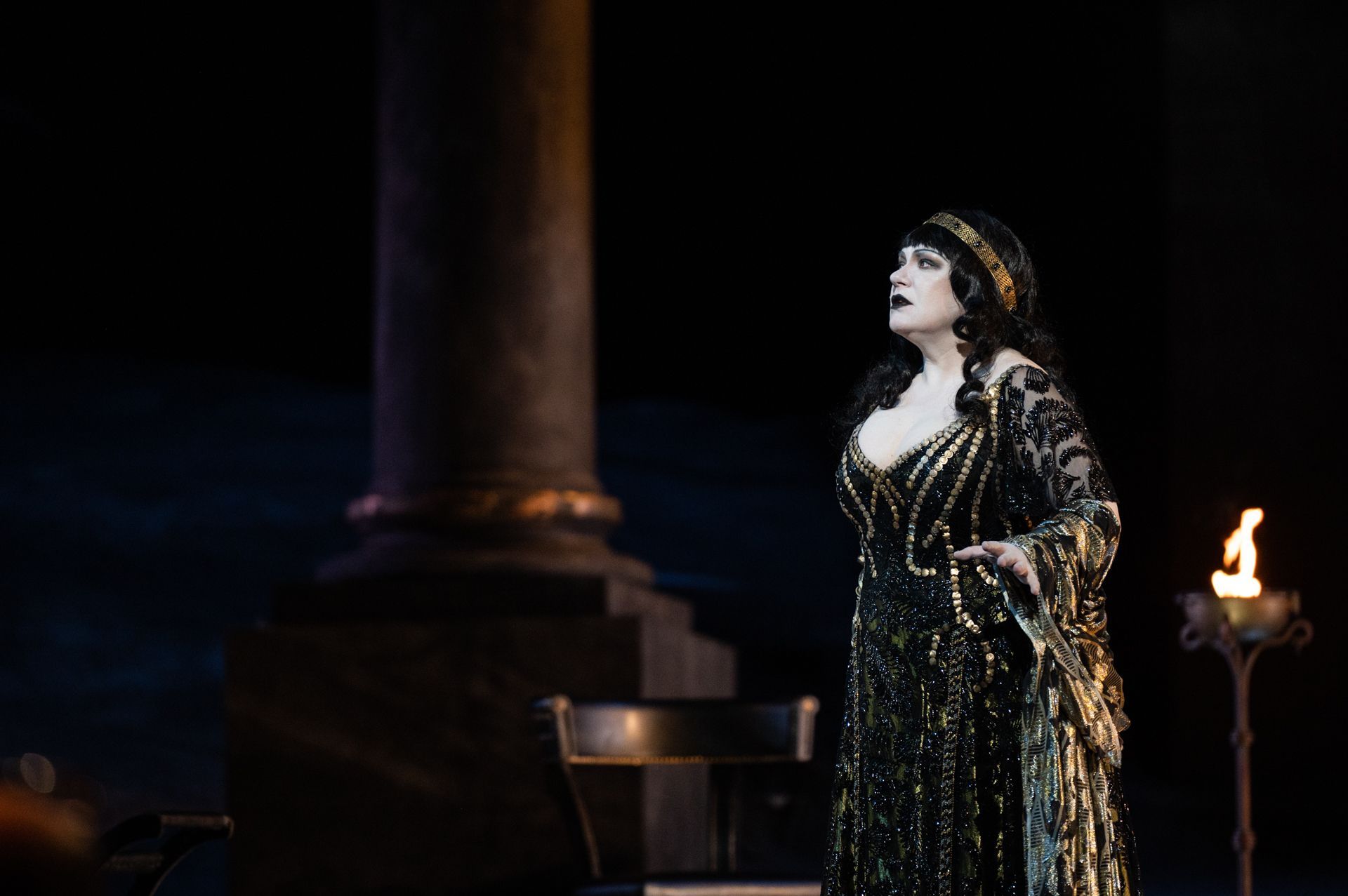 Ekaterina Semenchuk (Amneris) © Fabrizio Sansoni | Teatro dell’Opera di Roma