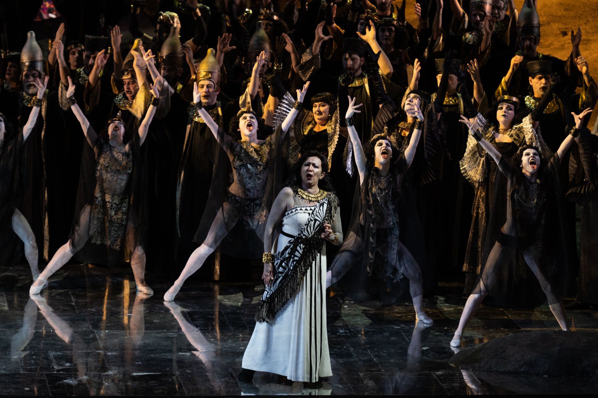 Krassimira Stoyanova (Aida) © Fabrizio Sansoni | Teatro dell’Opera di Roma
