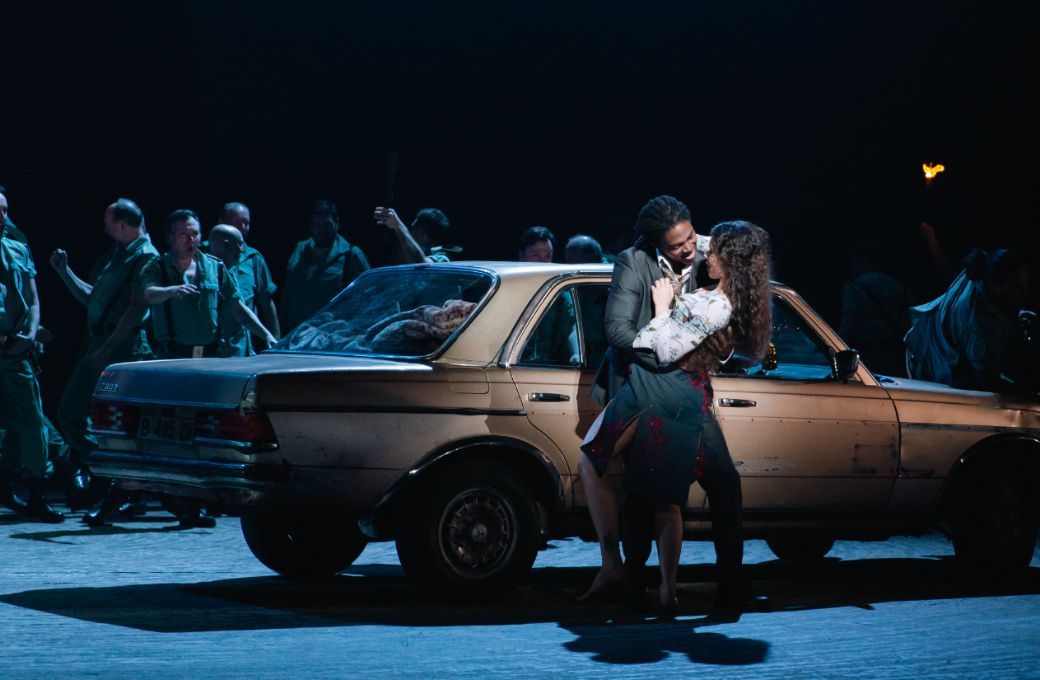 Nmon Ford (Escamillo) and Ginger Costa-Jackson (Carmen) &copy; Adiam Yemane