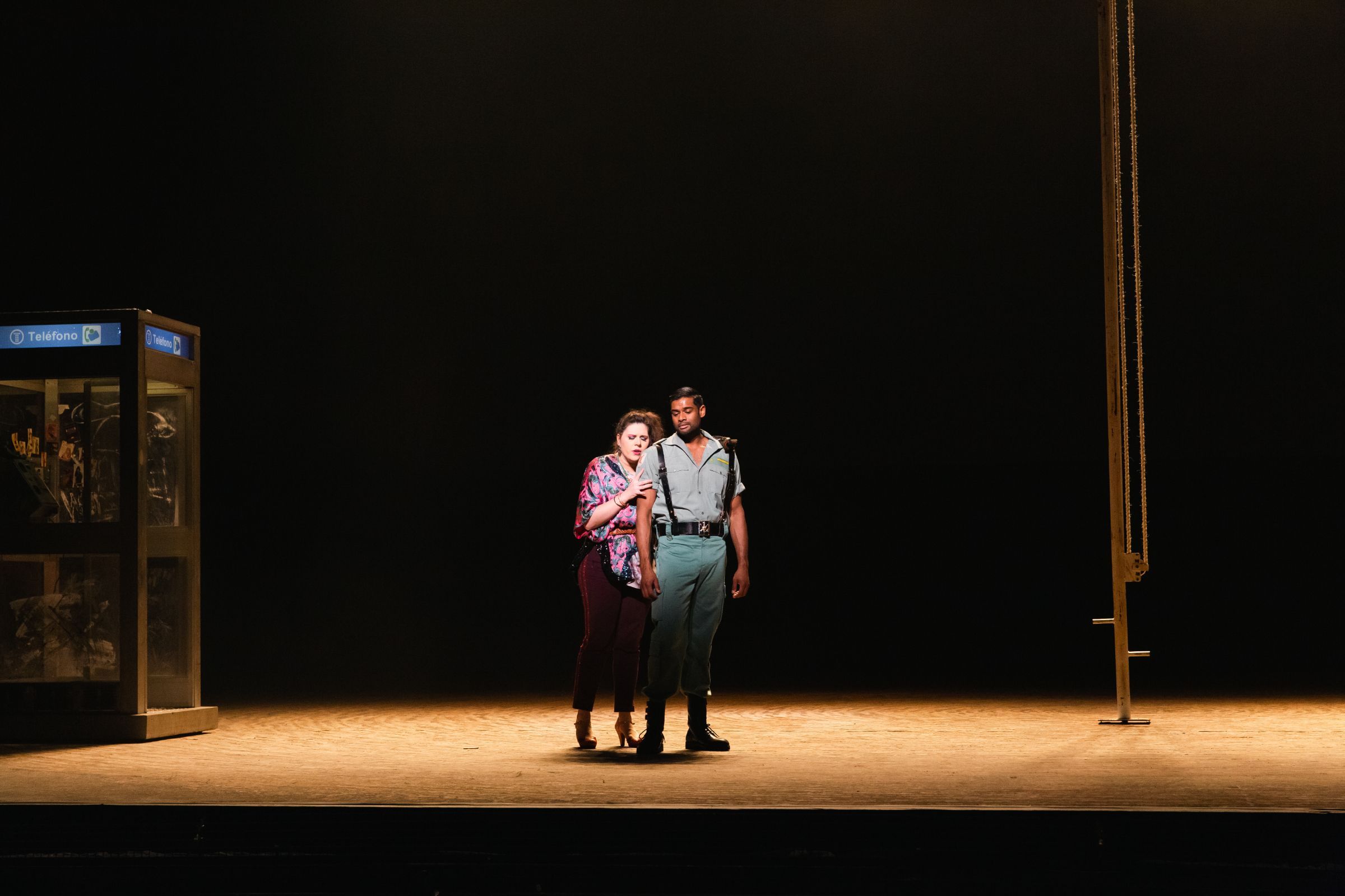 Carrie-Ann Williams (MIcaëla) and Sean Panikkar (Don José) &copy; Adiam Yemane