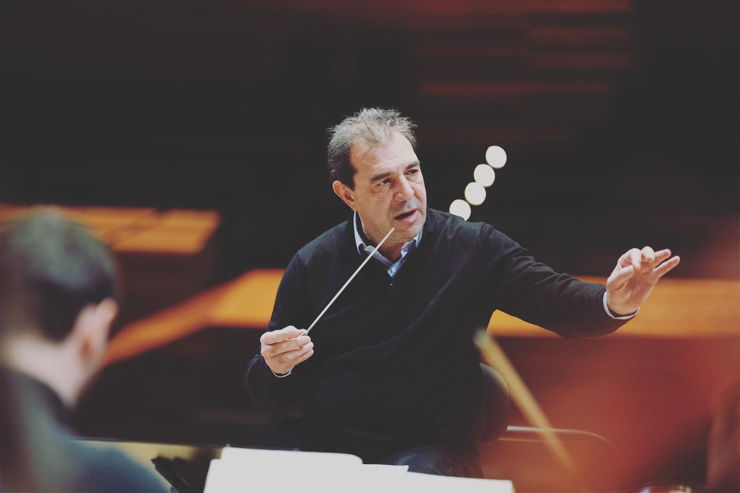 Daniele Gatti en répétition avec l'Orchestre National de France © Christophe Abramowitz / Radio France