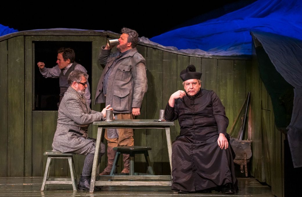 Paul Nilon (Schoolmaster), James Rutherford (Forester) and Henry Waddington (Parson) &copy; Tristram Kenton
