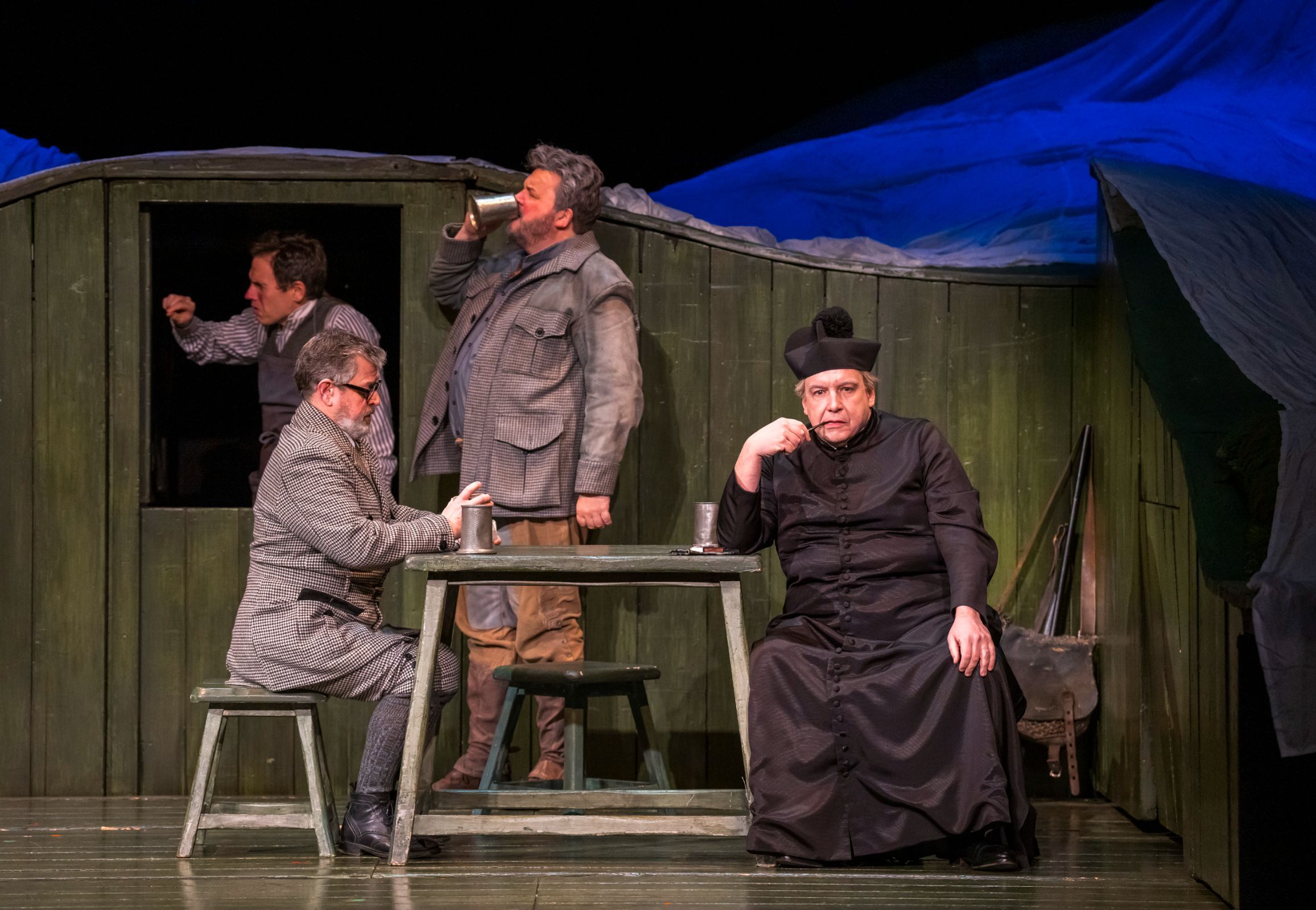 Paul Nilon (Schoolmaster), James Rutherford (Forester) and Henry Waddington (Parson) &copy; Tristram Kenton
