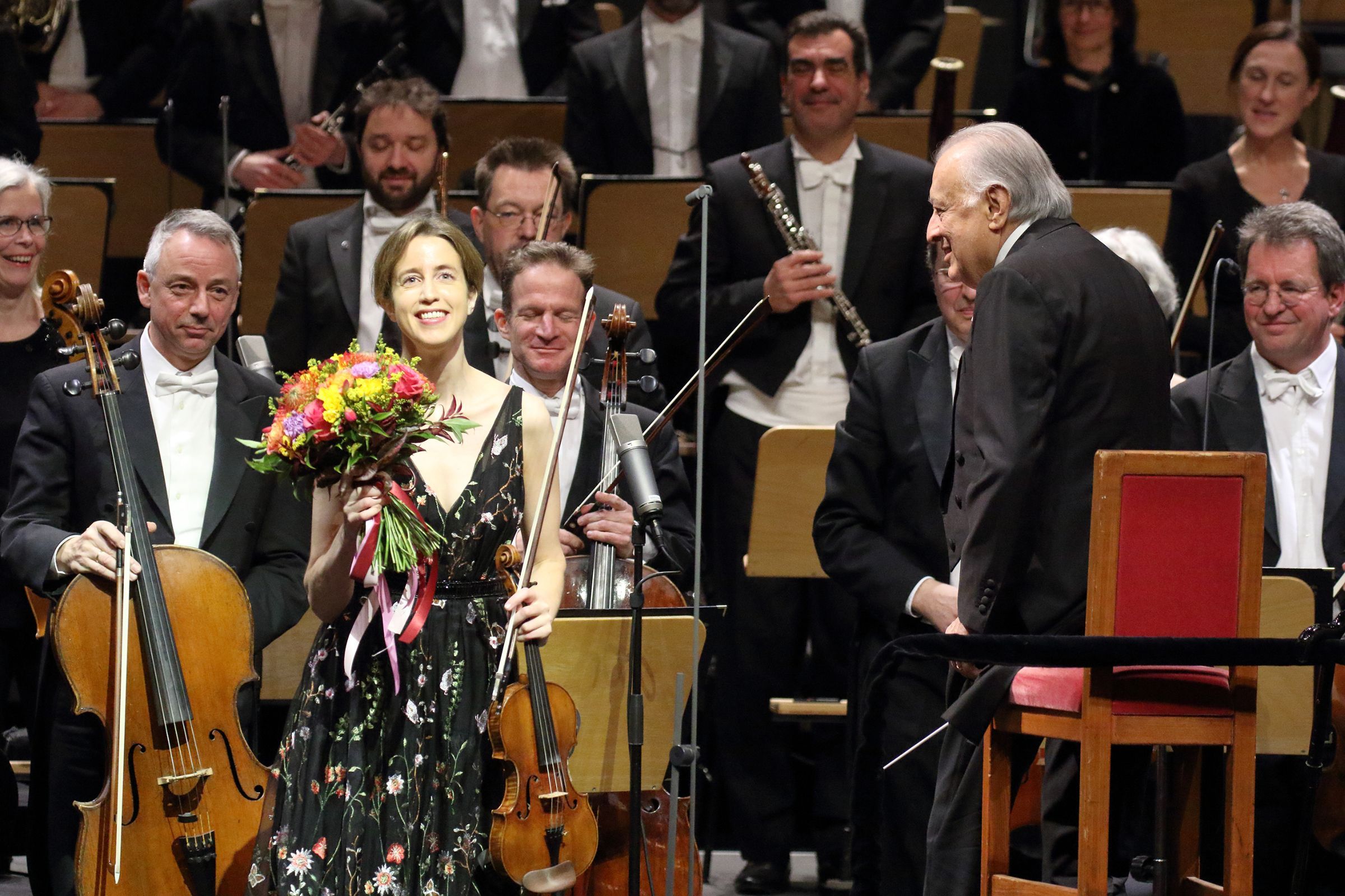 Vilde Frang und Zubin Mehta &copy; Wilfried Hösl