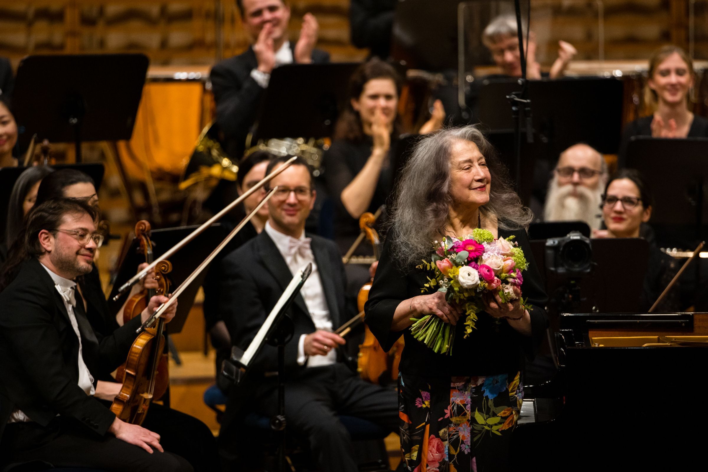Martha Argerich and the Lucerne Symphony Orchestra © Philipp Schmidli