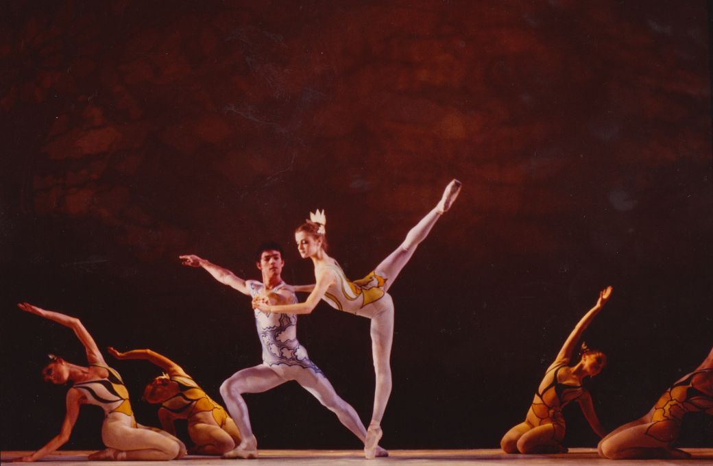Como Primavera con Maurizio Belleza en <i>The Four Seasons</i> de Ronald Hynd © Sean Conroy-Hargraves