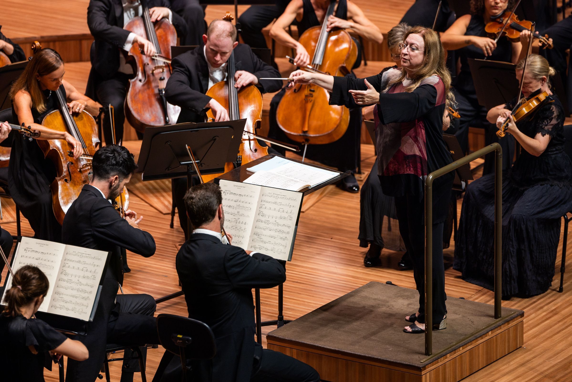 Simone Young conducts the Sydney Symphony Orchestra &copy; Supplied by the Sydney Symphony Orchestra