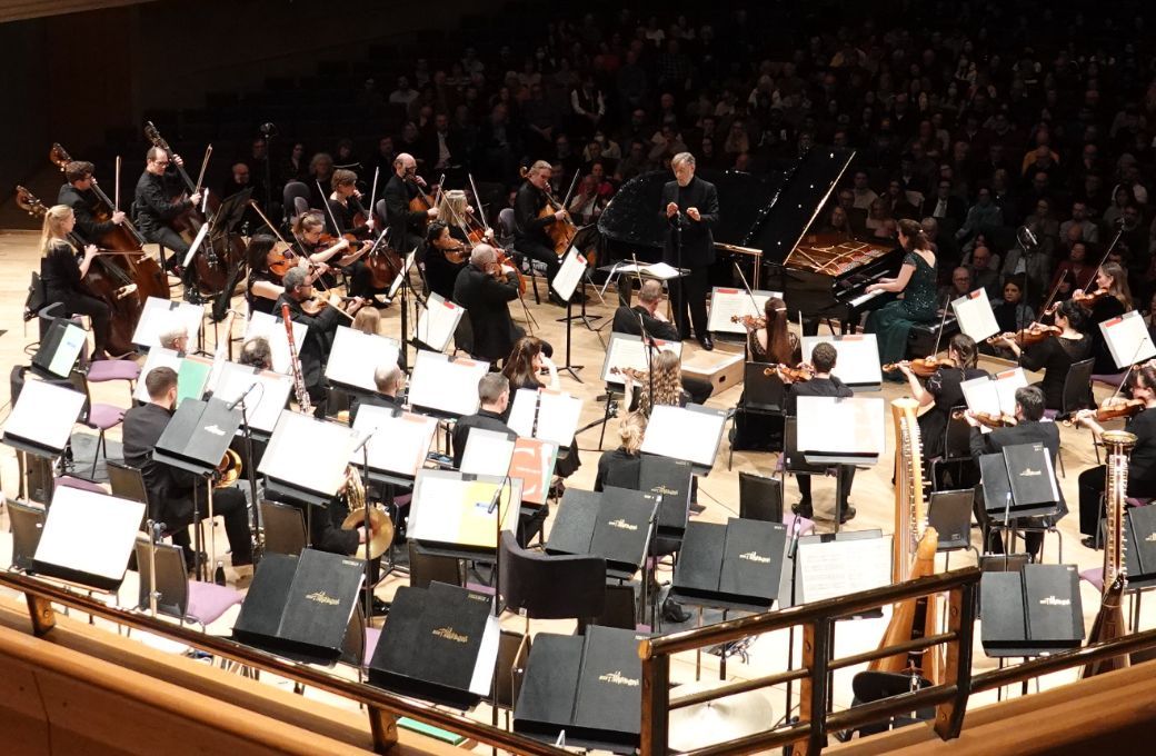 Angela Hewitt, Sir Andrew Davis and the BBC Philharmonic © BBC Philharmonic
