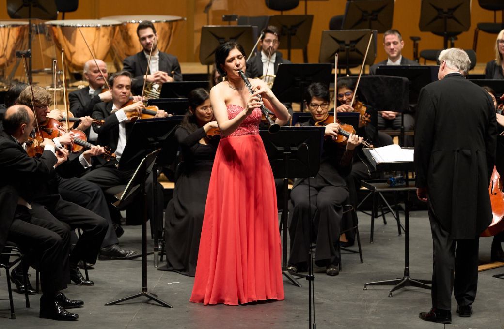La solista Sharon Kam &copy; Orquesta Sinf&oacute;nica de Galicia