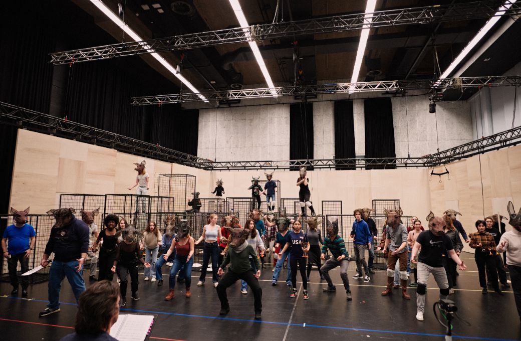 Damiano Michieletto rehearsing <i>Animal Farm</i> &copy; Milagro Elstak