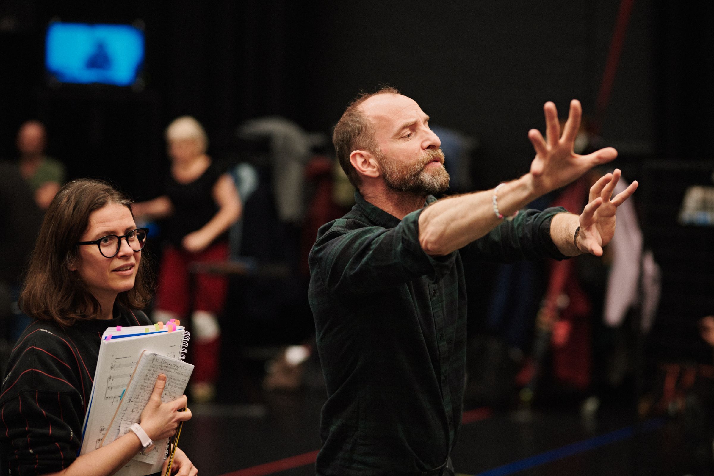 Thomas Wilhelm (choregraphy) in rehearsal &copy; Milagro Elstak