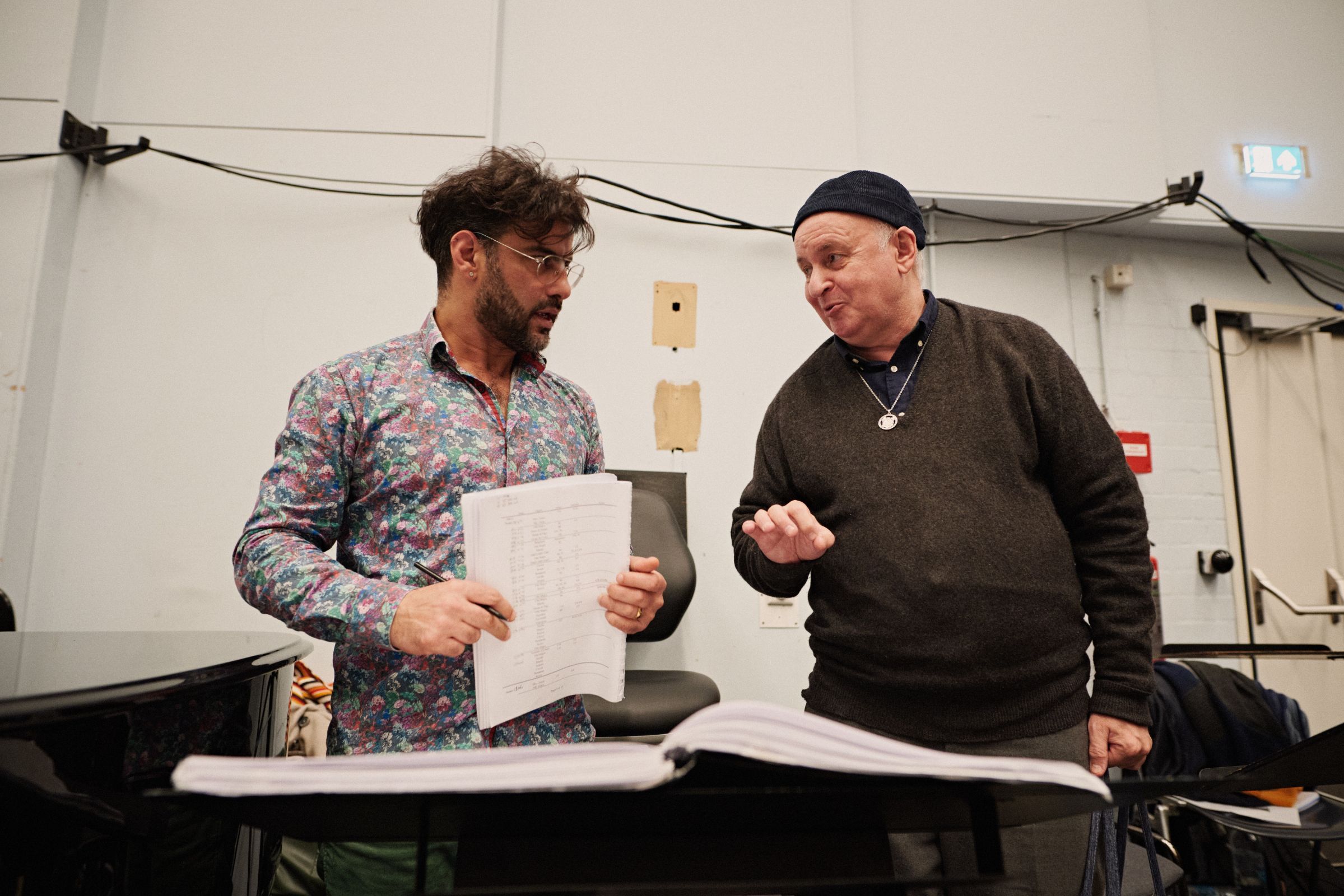 Bassem Akiki (musical director) and Alexander Raskatov (composer) &copy; Milagro Elstak