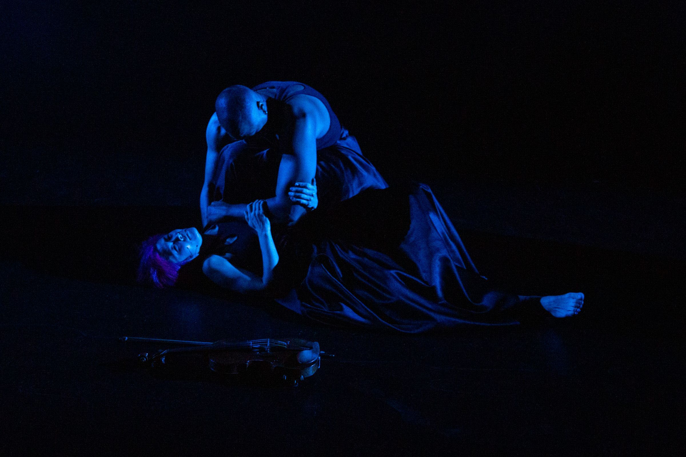 Davóne Tines and Jennifer Koh &copy; Ellen Qbertplaya