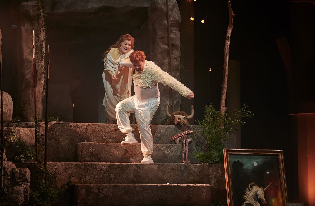 Christiane Libor (Brünnhilde) und Daniel Kirch (Siegfried) © Matthias Baus