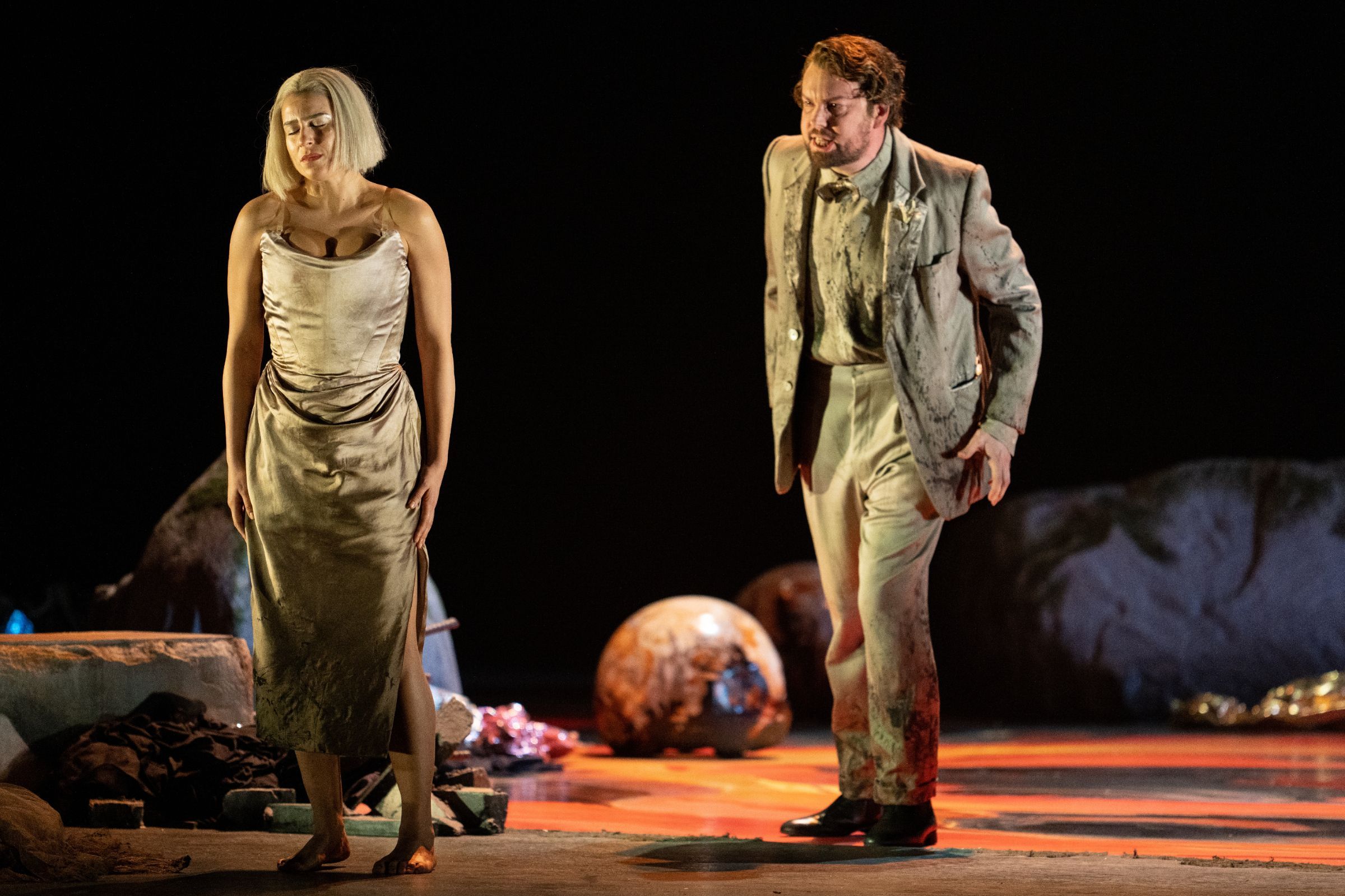 Asmik Grigorian (Rusalka) and David Butt Philip (The Prince) &copy; ROH | Camilla Greenwell