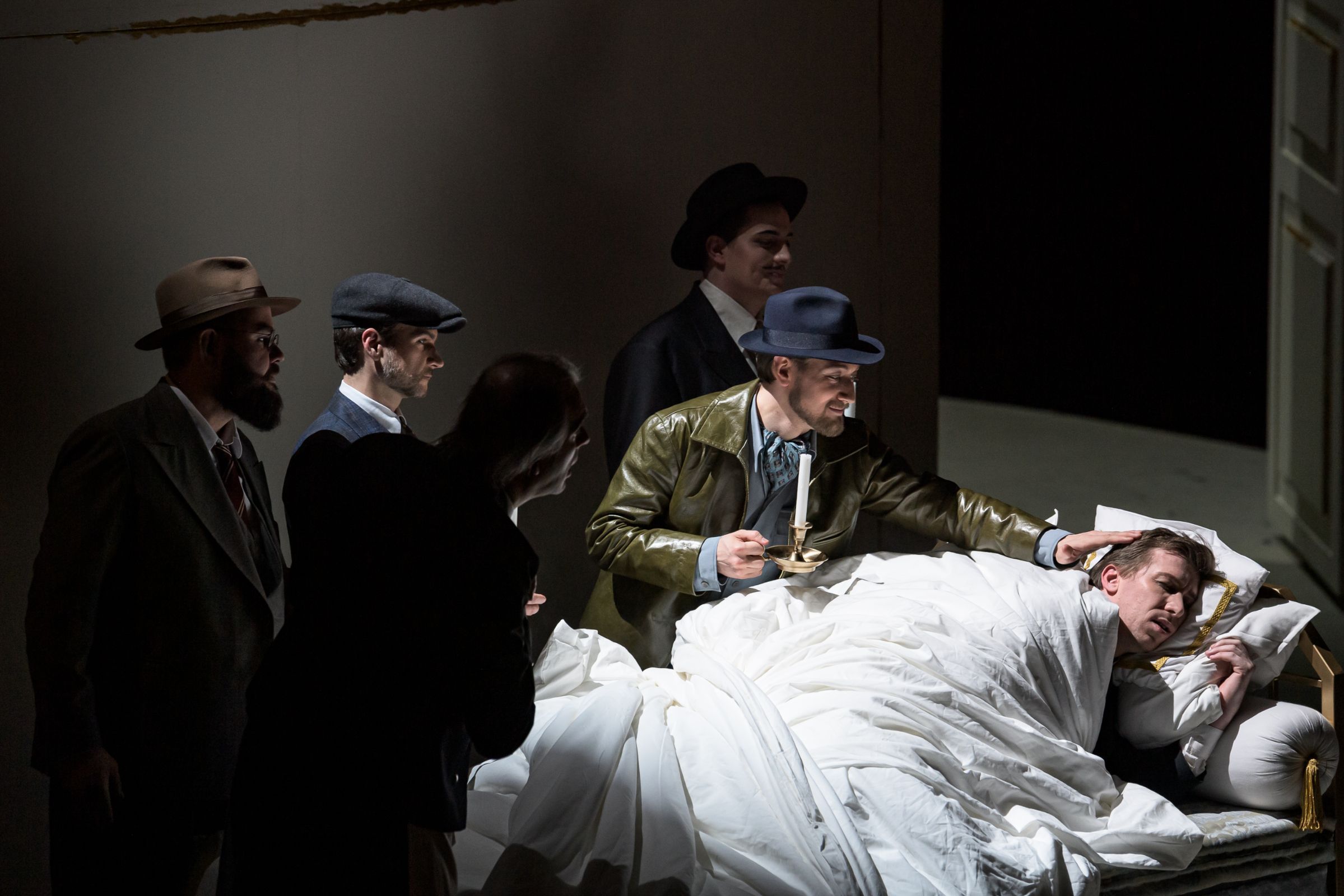 Ivo Hrachovec, Pavel Švingr, Philippe Castagner, Jan Hnyk, Jan M Hájek and Joseph Dennis &copy; Národní divadlo | Serghei Gherciu