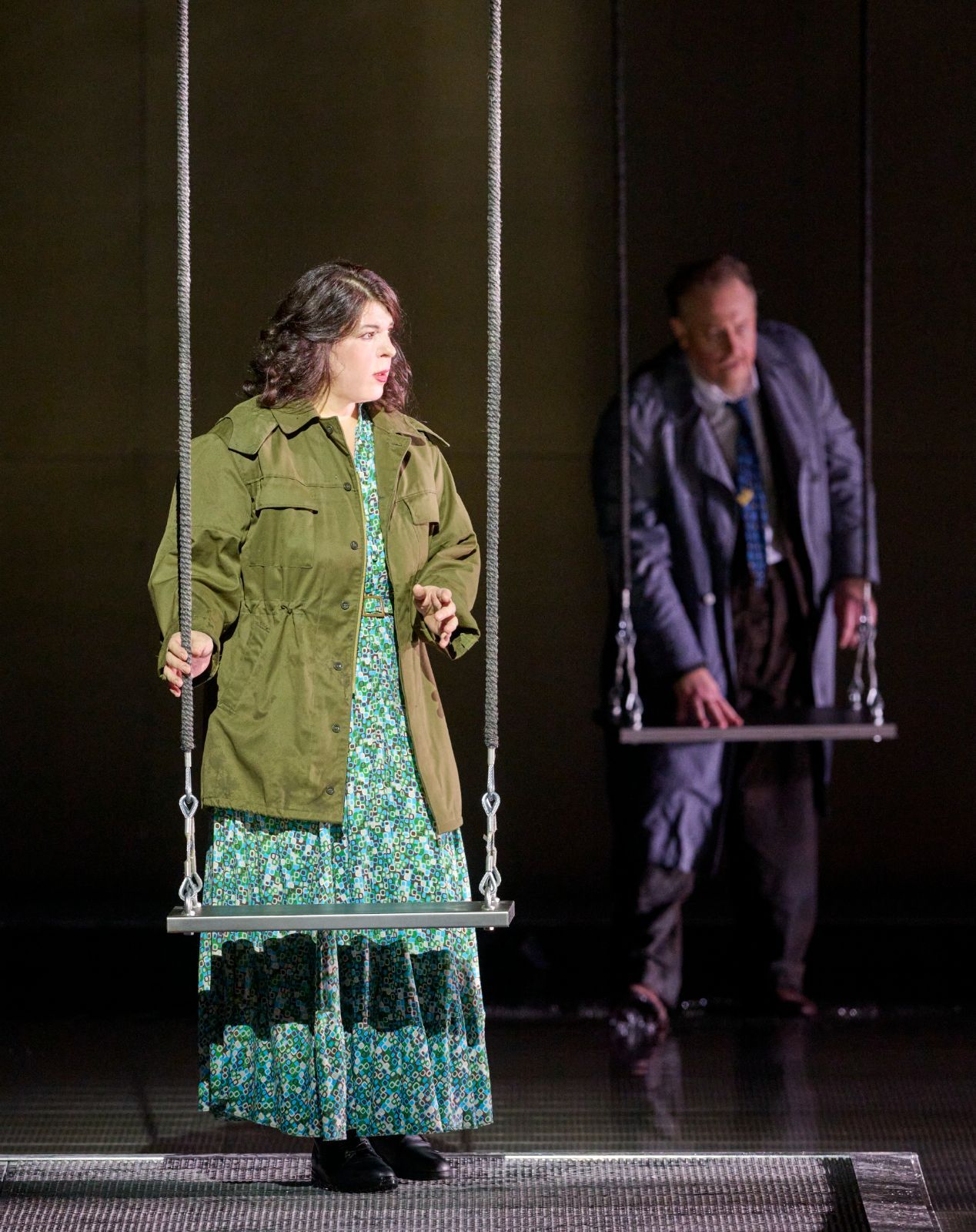 Christa Mayer (Brangäne) und Iain Paterson (Kurwenal) © Wiener Staatsoper | Michael Pöhn